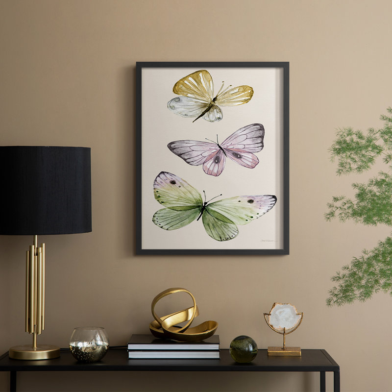 Fly Away II Framed Print - Solid Wood, Black, 21" H x 17" W