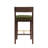 Patricia Modern Velvet Upholstered Bar Stool with Beech Wood Frame in Turtle Green-111807621-111807626