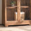Vitrines en bois massif Burlywood