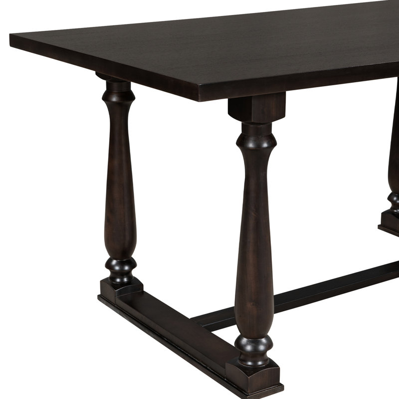 Ensemble de 6 tables de salle à manger et chaises de style rétro. Couleur. Plateau de table épais. Pieds pour une utilisation à long terme. Sièges rembourrés de mousse. Idéal en famille. Peut supporter 220 lb. Les chaises manipulent 250 lb Simple