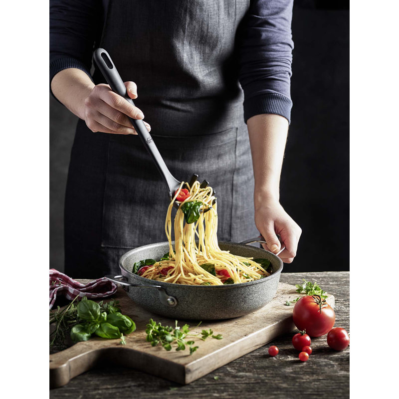 Rosso Pasta Spoon Silicone, Black