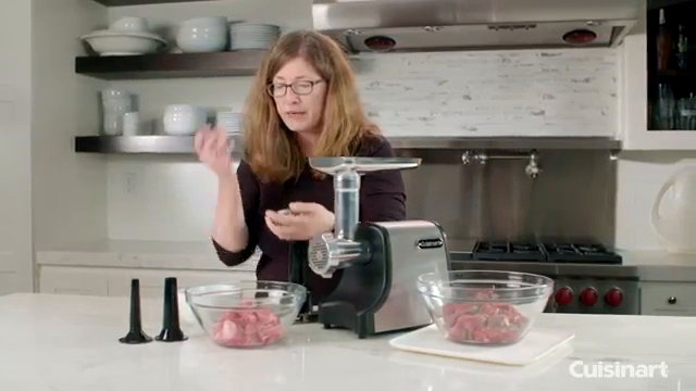 Cuisinart Black and Stainless Electric Meat Grinder