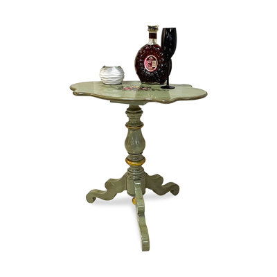 Retro Solid Wood End Table