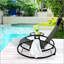 Chaise berçante d'extérieur pour bronzer