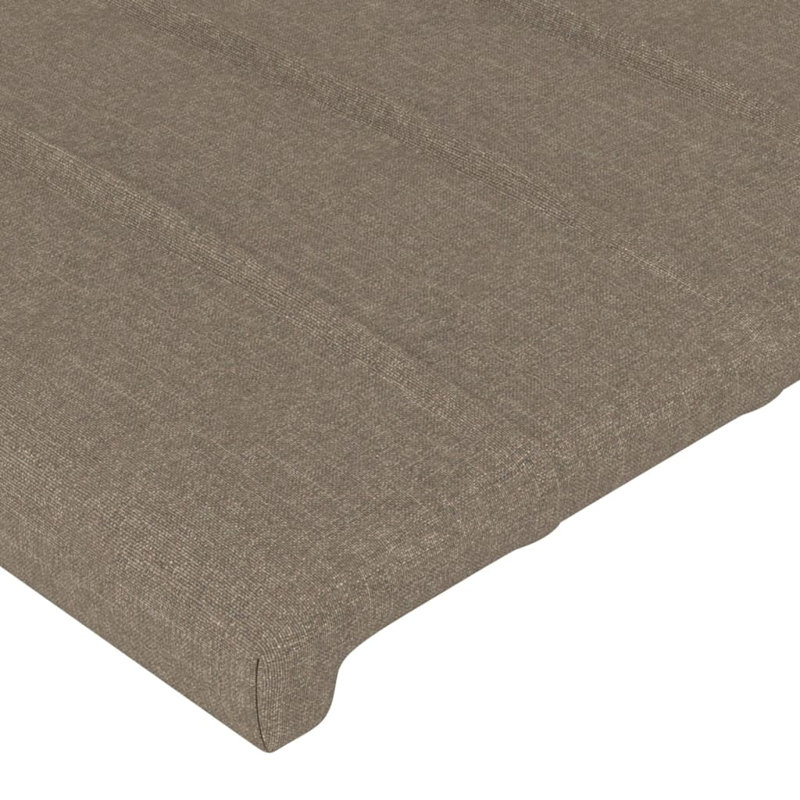 Headboard, 88cm H x 80cm W x 5cm D, Taupe Fabric