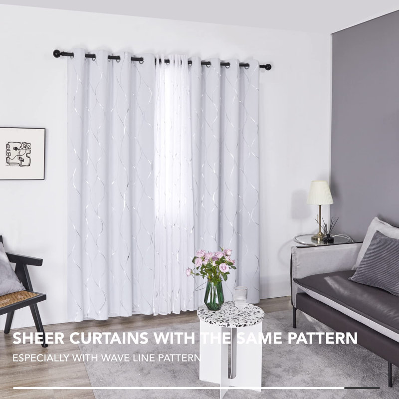 Cordual Blackout Curtain Pair, 55cm Width x 245cm Drop