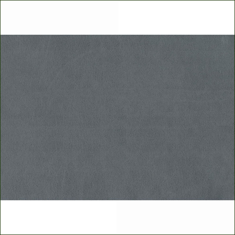 Eastern King Size Metal Mattress Foundation with Textured Fabric Cover, Black Frame, 700lbs Capacity, King