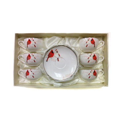 Correia Porcelain Teacup and Saucer