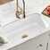 KRAUS Pintura™ 31 1/2-inch L 16 Gauge Undermount Single Bowl Enameled Steel Kitchen Sink in White