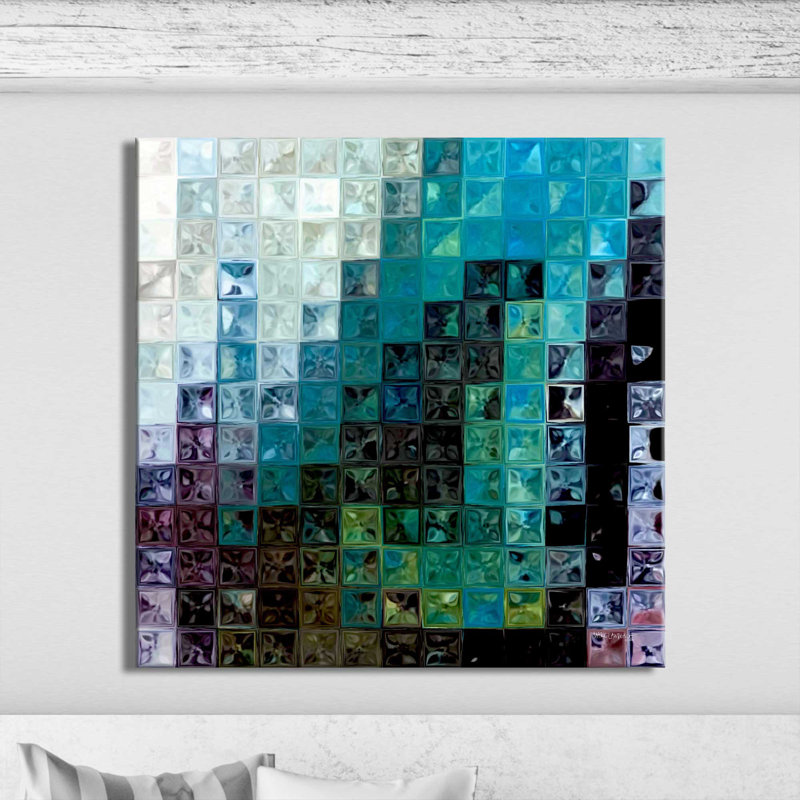 «A Shield For Me, Psalm 3: 3» par Mark Lawrence, reproduction d'art, H 28 po x l 28 po x P 1,5 po, Toile tendue