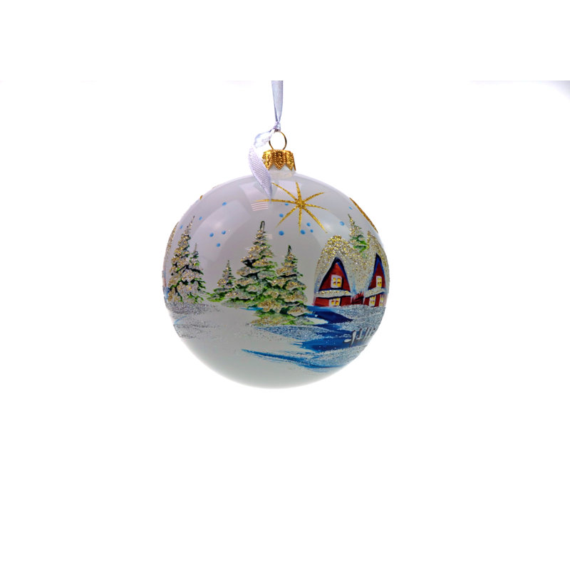 Boule de Noël en verre Victoria Bella