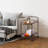 Dannylee Wheel End Table Side Table With Storage