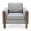 Chaise d'appoint rembourrée Arora-125003573