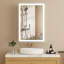 LED Bathroom Mirror Cabinet with Charging, Storage Cupboard with Built-in Rack &USB&Type-C