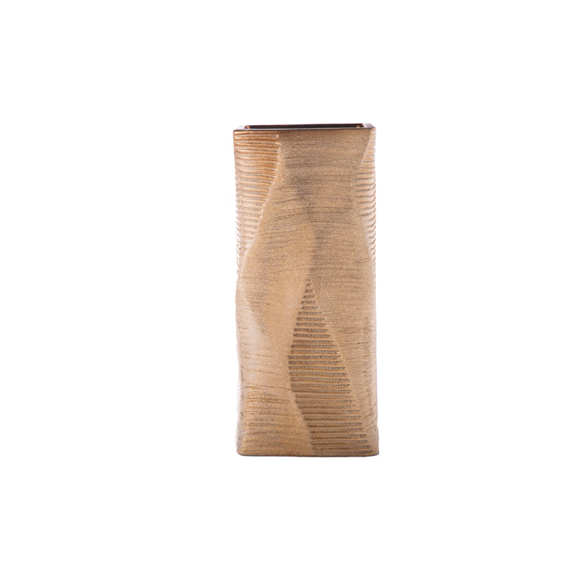 Vase en céramique Balthazar, Or