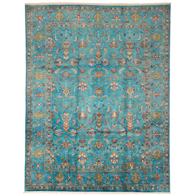 Tapis Ersari Turquoise Moderne 9'1" x 11'6"