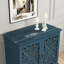 Armoire vintage avec tablettes réglables, buffet avec creux sculpté -1795574740