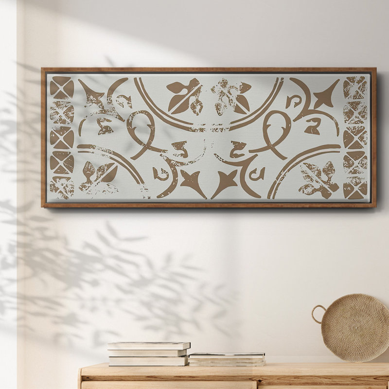 Ceramic Tile Collection - Framed Canvas, 24" H x 60" W