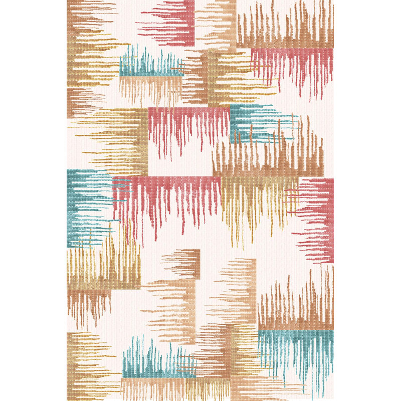 Premium Woven Carpet Area Rug, 5.9 x 9.2 ft, 100% Polyester, 650 g/m² | Antibacterial, Non-Slip Underside, 3D Digital Printing | Machine Washable, Soft Pile Height: 0.3 in | Perfect for Living Room & Bedroom Decor