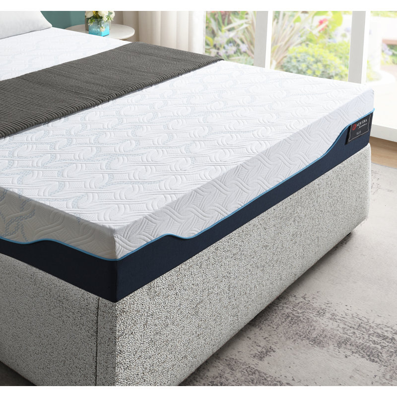 Matelas en mousse viscoélastique gélifiée et sommeil, Grand lit, 12"