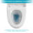 Ceramic One Piece Toilet,Single Flush With Soft Clsoing Seat