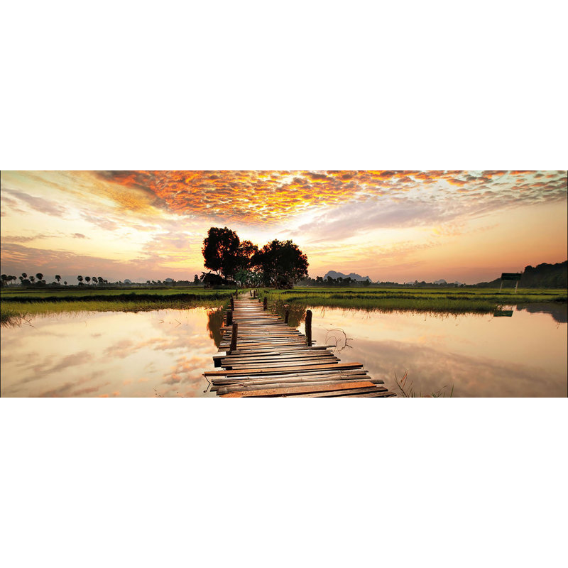 No Frame Print on Glass, 50 cm H x 125 cm W x 1.4cm D