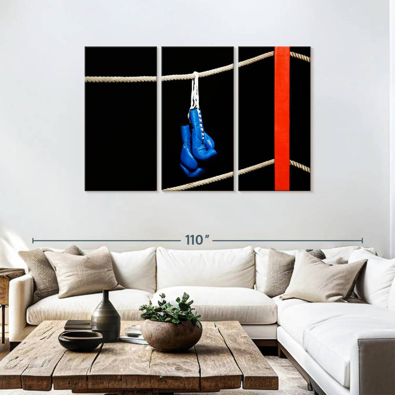 Boxing Gloves, 48" H x 74" W
