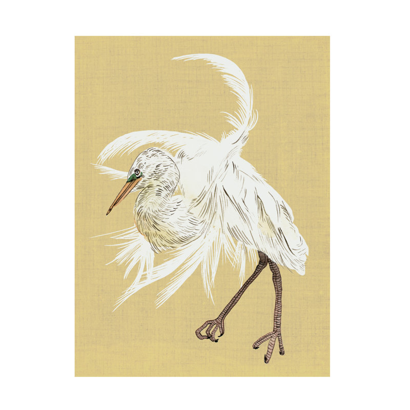 «Heron Plumage VI» par Melissa Wang, H 19 po x l 14 po x P 2 po