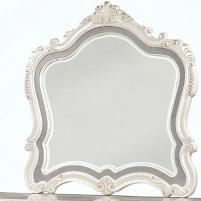 Chantelle Pearl White Finish Mirror