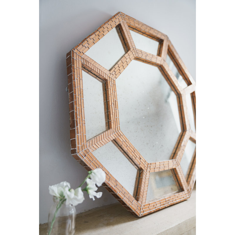 Flat Wall Mirror, 60 cm H, Mirrored