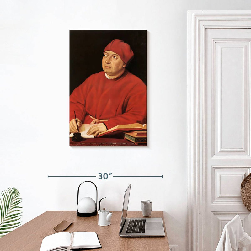 Portrait de Tommasso Inghirami, H 30 po x l 20 po