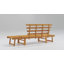 Tonasket Solid Wood Acacia Outdoor Bench