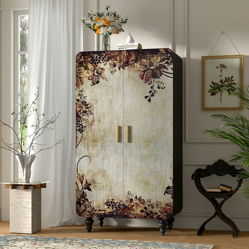 French cream style bedroom wardrobe