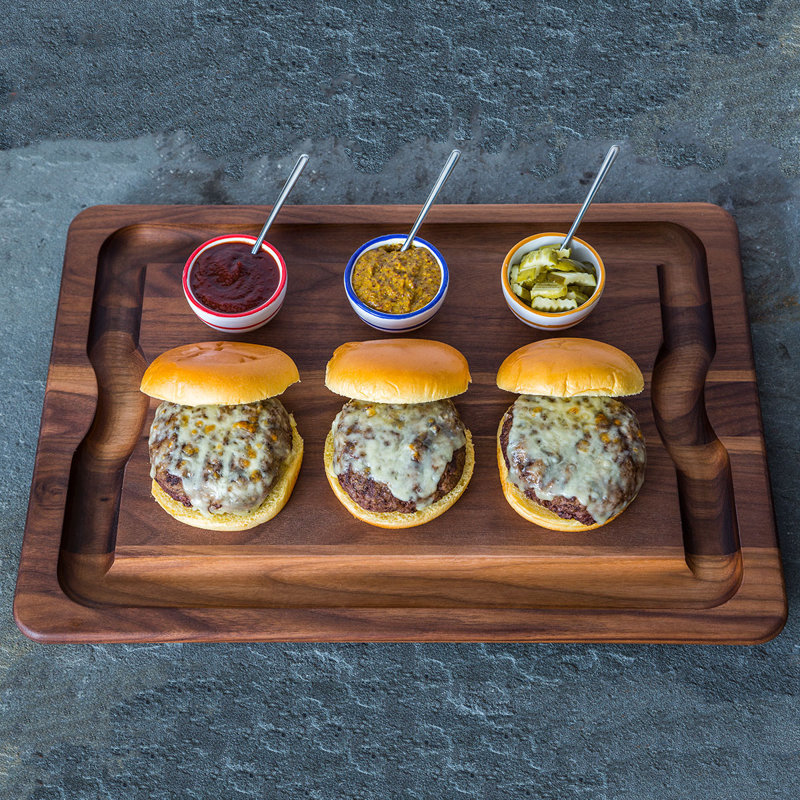 J.K. Adams Walnut Wood BBQ Cutting Board