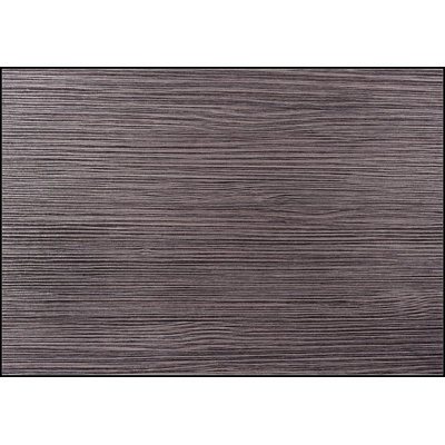 Table de salle à manger rectangulaire moderne de 60 pouces avec plateau en stratifié gris élégant et base en métal chromé pour les cuisines et salles à manger