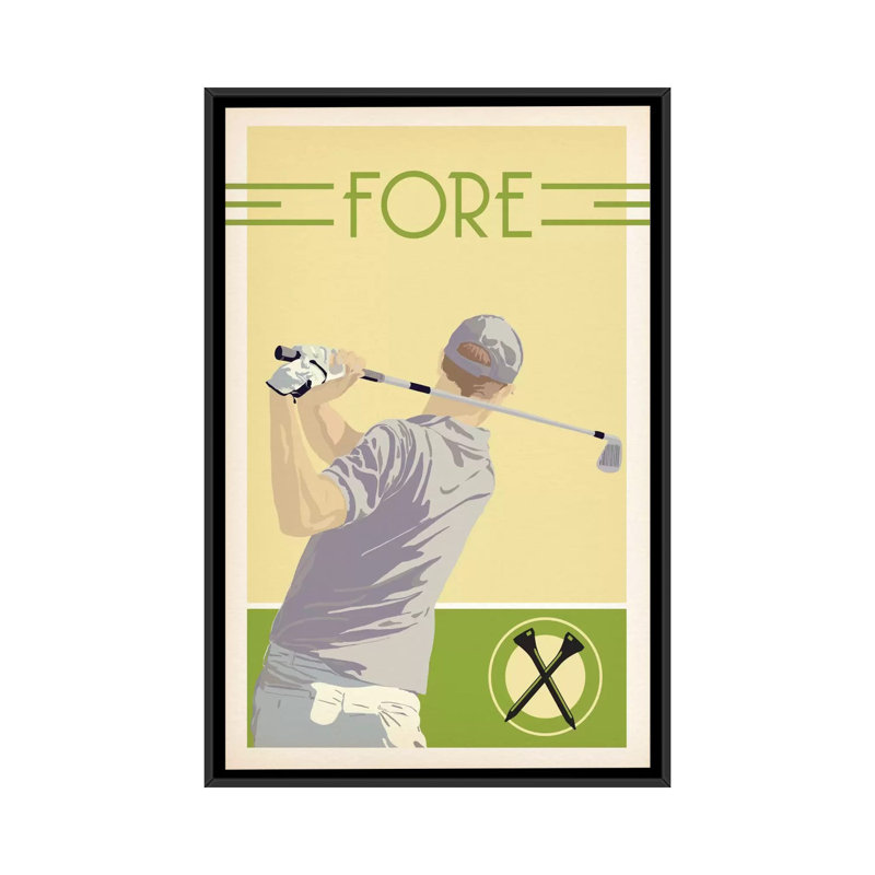 « premier », impression sur toile, H 26 po x l 18 po x P 1,5 po, Toile avec cadre noir, Pas de tapis