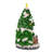 Kurt Adler Battery Operated Lighted Musical Christmas Tree with Moving Train, 15.7in