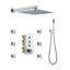 Système de douche thermostatique mural 3 fonctions 12 po-119136724