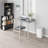 4-Person Wood Dining Set with Upholstered Chairs, Space-Saving Kitchen Table for Small Areas