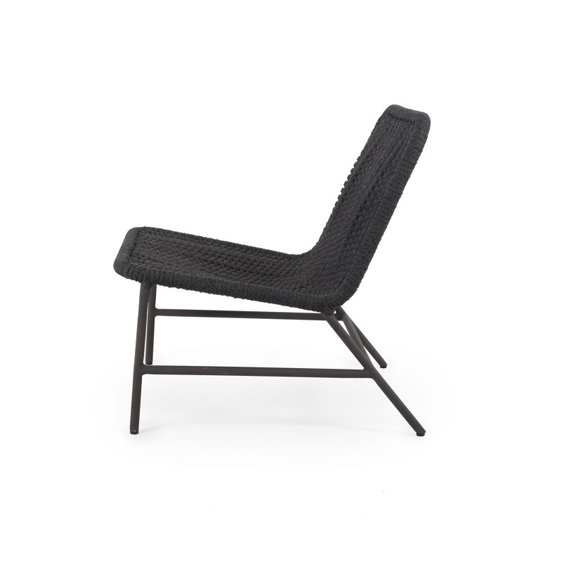 Brio Outdoor Armless Lounge Chair, Teak