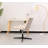 Fabric Upholstered Vanity Home Chair without Wheels and Arms for Computer Tasks