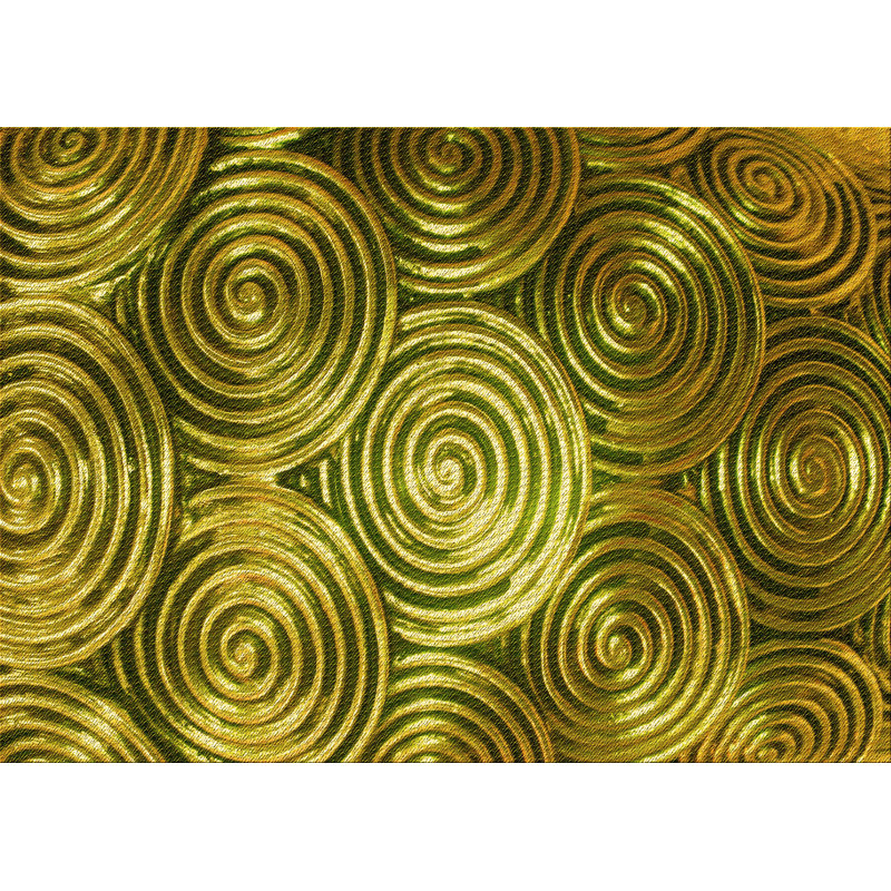 Geometric Indoor Rug, Rectangle 2' x 4'