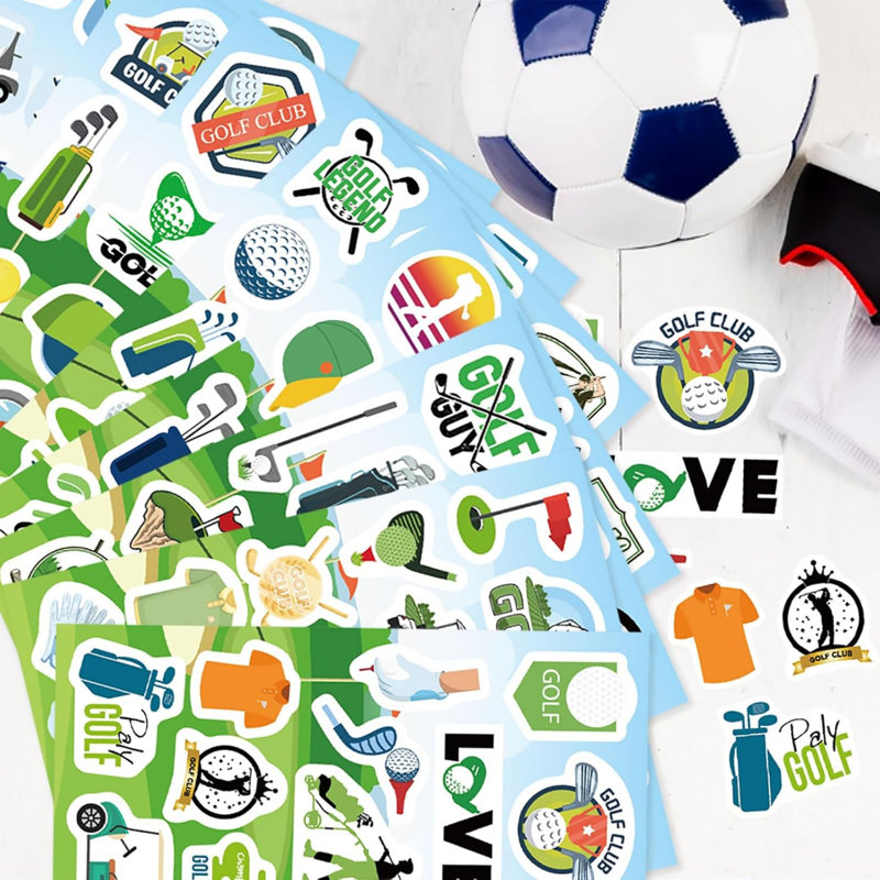 Autocollants de golf, autocollants sportifs de golf, autocollants de golf