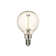Visual Comfort & Co. LED G16-1/2 shape 4W 2700K Soft White E12 Candelabra base Clear Edison Style light bulb