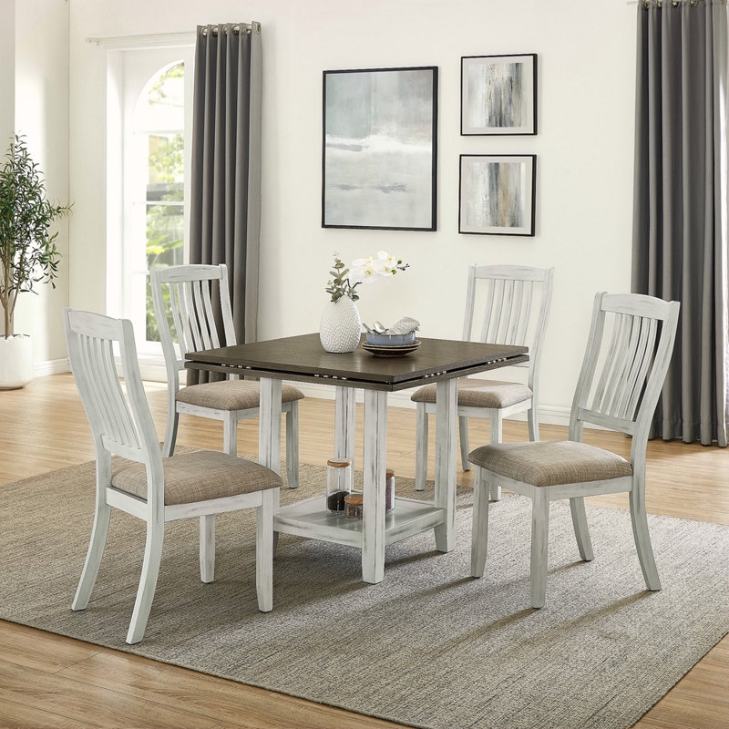 Multifunctional Expansion Folding Table, Can Sit 4 People, With Storage Space, Four Side Folding Table Can Save Space Colleagues Can Also Expand The Use Area, Suitable For Kitchen, Living Room Ect.
