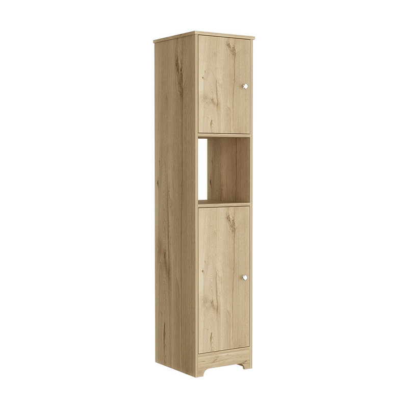 Armoire Ivany Slim avec quatre tablettes intérieures