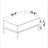 Rectangle Metal Legs Coffee Table