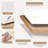 Melgarejo 71" Tall Narrow Bookcase With Doors Storage, Minimalist Corner Bookcase With Storage Cabinet, Free Standing Cube Media Tower Rack For Small Spaces-1207785054