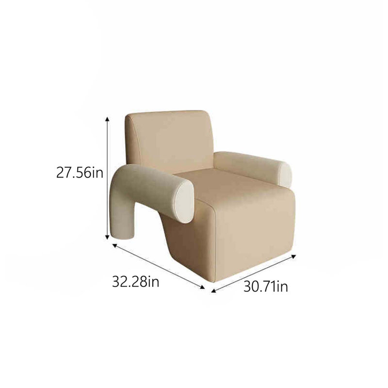 Filet créatif en forme de canapé en tissu crème