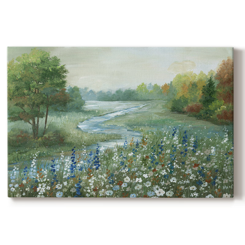 Ruisseau sinueux - Cavas enveloppés de galerie, 12 x 18